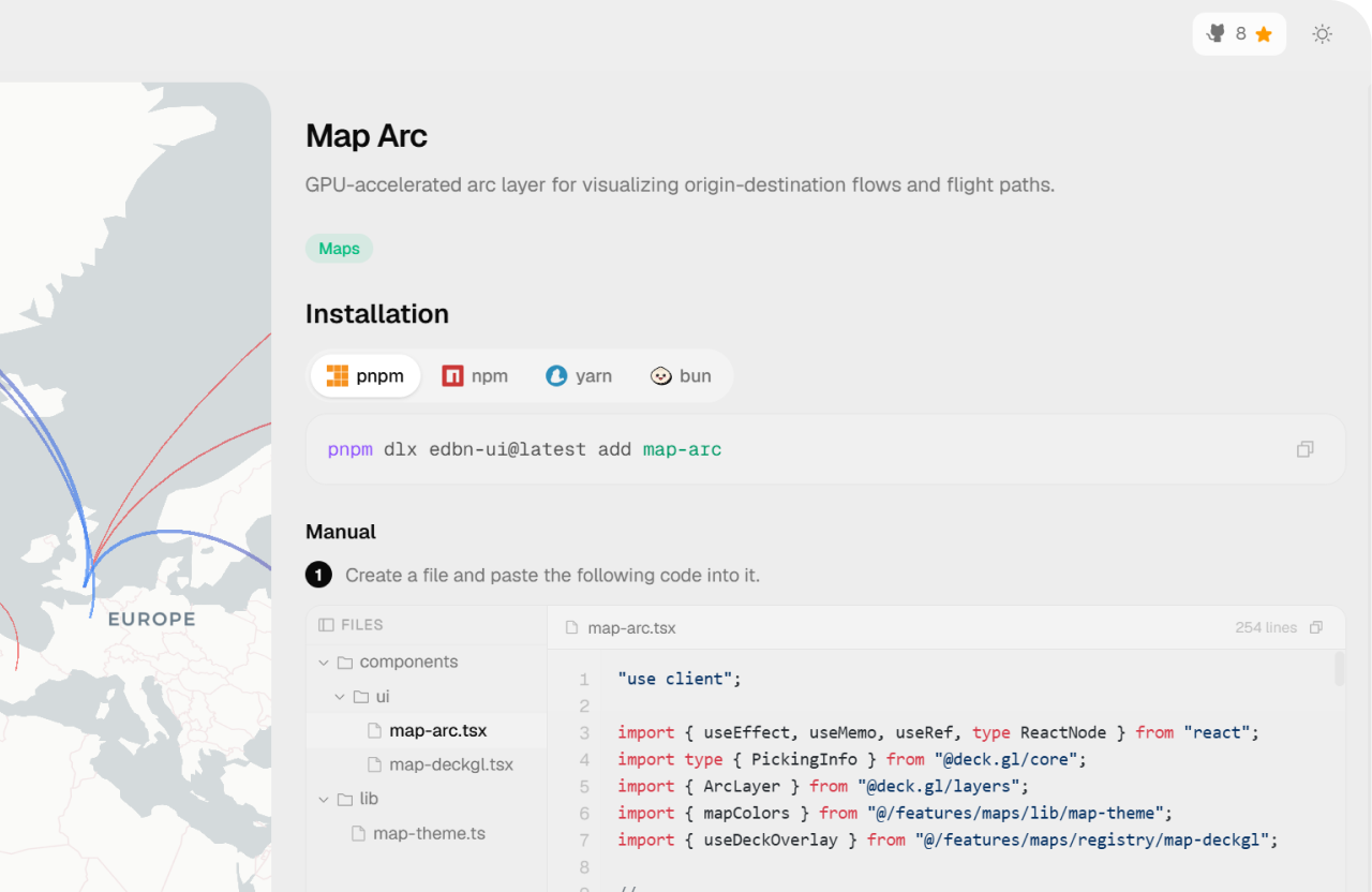 edbn/ui, screenshot 1